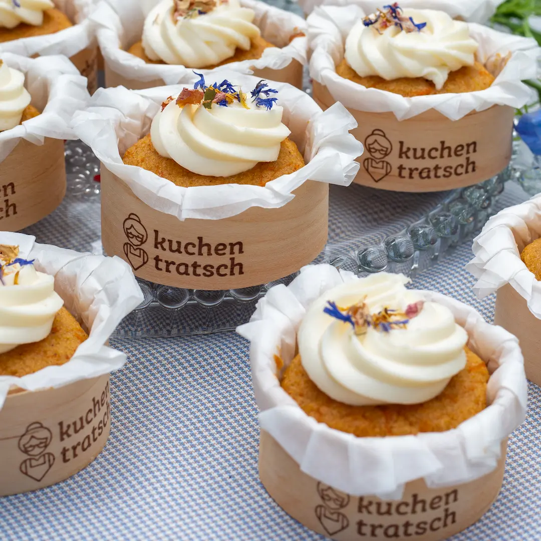 Karotten-Cupcake von Oma Irmgard im Set
