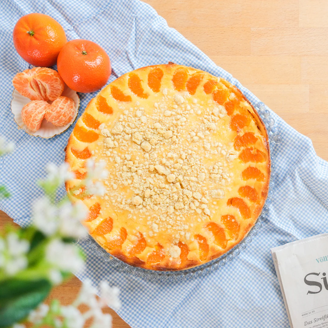 Mandarine-Schmand-Kuchen von Opa Sepp Groß