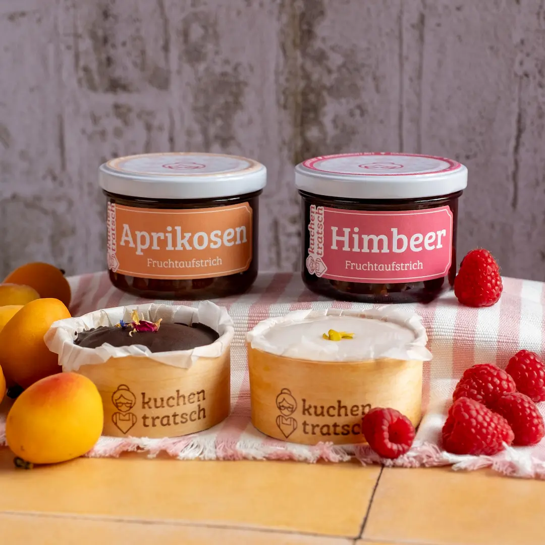 Muffin-Marmeladen-Set: Aprikose & Himbeere - Image 3