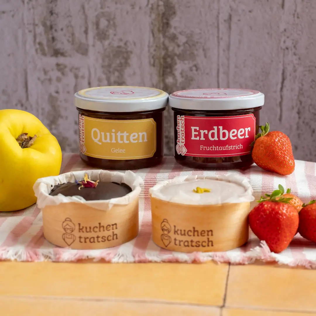 Muffin-Marmeladen-Set: Quitte & Erdbeere - Image 3