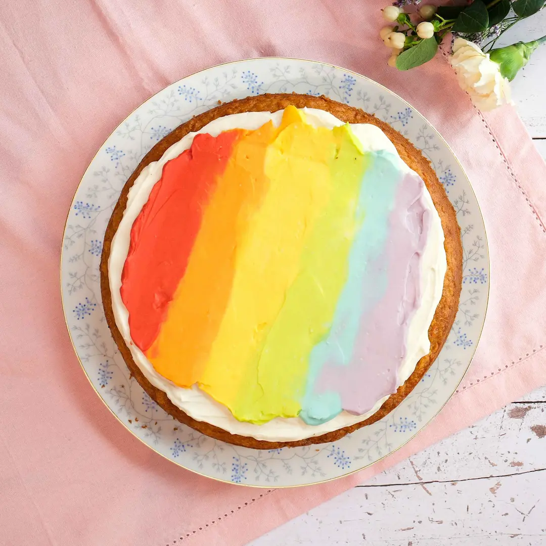 Regenbogen Apfel Karottenkuchen von Opa Norbert Groß