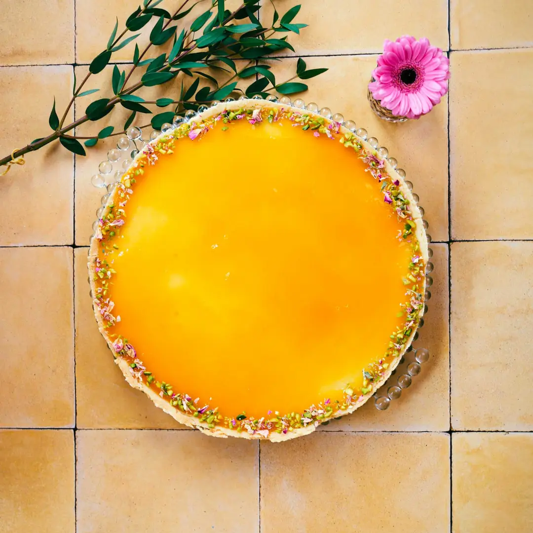 Zitronen Passionsfrucht Tarte von Oma Brigitte